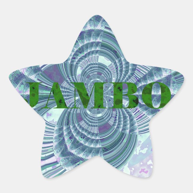 Aurora Matata Art Print Star Sticker (Front)