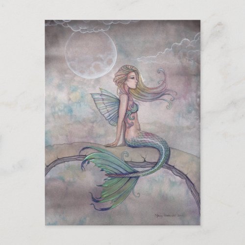 Aurora Mermaid Postcard