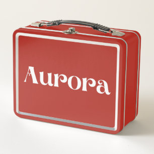 Aurora Metal Lunch Box