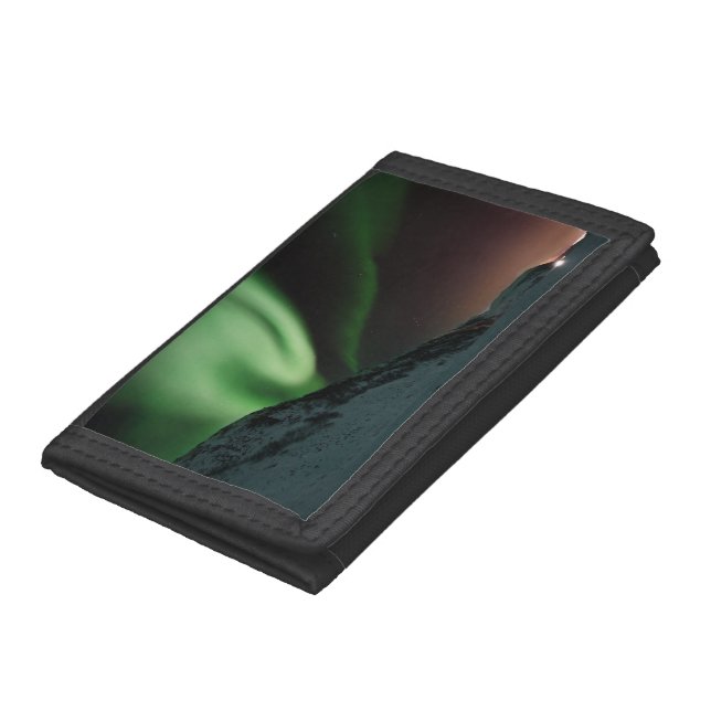 Aurora Northern Lights Norway Tri-fold Wallet (Bottom)