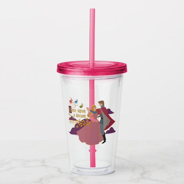 Aurora & Phillip Once Upon a Dream Waltz Acrylic Tumbler (Front)