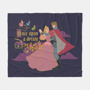 Aurora & Phillip Once Upon a Dream Waltz Fleece Blanket