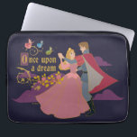 Aurora & Phillip Once Upon a Dream Waltz Laptop Sleeve<br><div class="desc">Step into a fairytale with this enchanting “Once Upon a Dream” design starring Princess Aurora and Prince Phillip in their magical ballroom moment. Surrounded by blooming roses, dreamy clouds, and the three good fairies—Flora, Fauna, and Merryweather—this romantic graphic brings timeless Disney elegance to life. Perfect for customizable gifts, apparel, and...</div>
