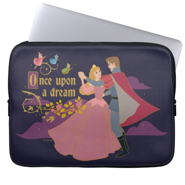 Aurora & Phillip Once Upon a Dream Waltz Laptop Sleeve (Front)