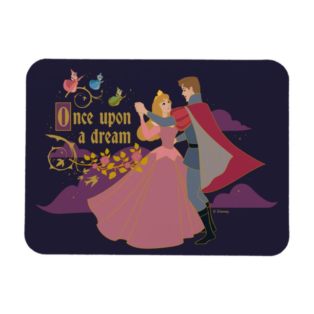 Aurora & Phillip Once Upon a Dream Waltz Magnet (Horizontal)