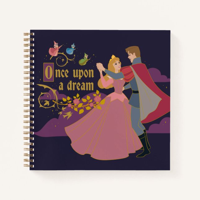 Aurora & Phillip Once Upon a Dream Waltz Notebook (Front)