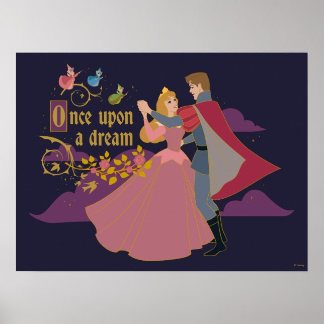 Aurora & Phillip Once Upon a Dream Waltz Poster (Front)