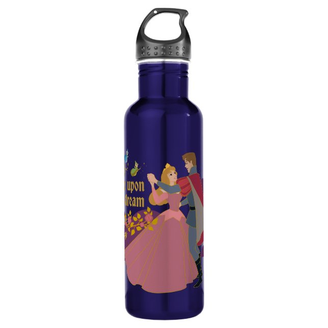 Aurora & Phillip Once Upon a Dream Waltz Stainless Steel Water Bottle (Front)