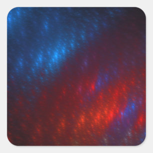 Aurora Pulse Square Sticker