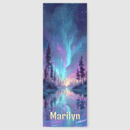 Aurora Reflections – Personalized Northern Lights  Bookmarks