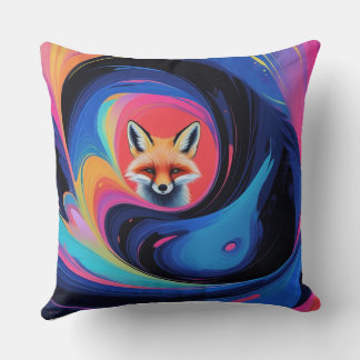 "Aurora’s Spirit" Throw Pillow