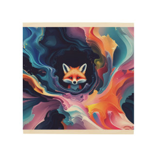 "Aurora’s Spirit" Wood Wall Art