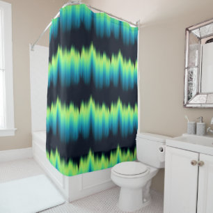 Aurora Shower Curtain Northern Lights Decor