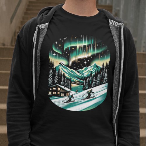 Aurora Ski Adventure Unisex T_Shirt