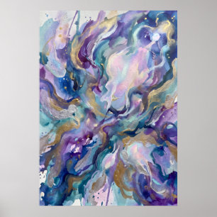 Aurora Spirit Energy Abstract Wall Art