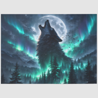 Aurora Wolf Tissue Paper