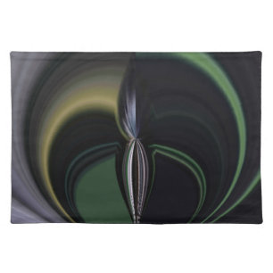 Aurora's Embrace: Cosmic Kaleidoscope Placemat