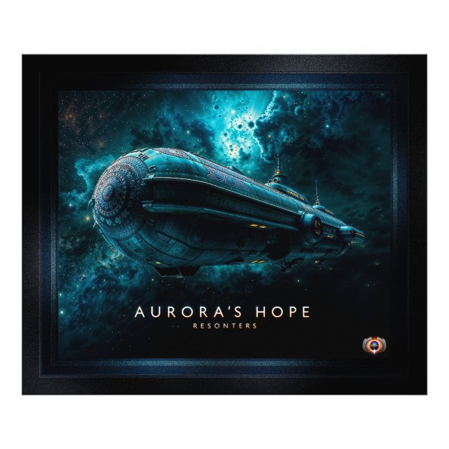 Aurora's Hope, Cosmic Journey by Xzendor7 Photo Print (Front)