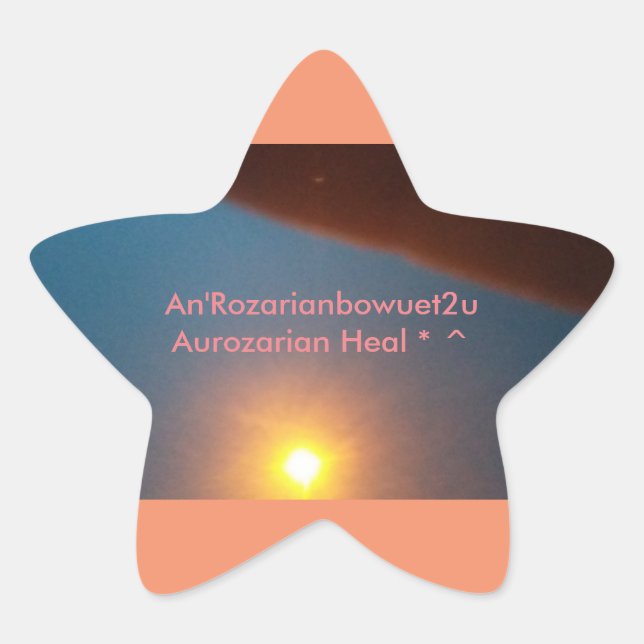 Aurozarian Heal * Star Sticker (Front)