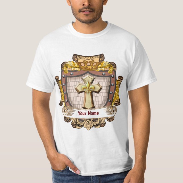 Aurum Family Crest Surname T-Shirt (Front)