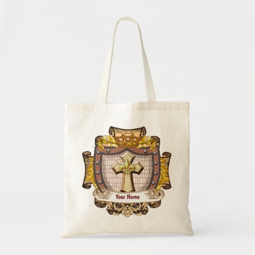 Aurum Family Crest Surname Tote Bag