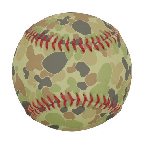 Aus green camouflage baseball
