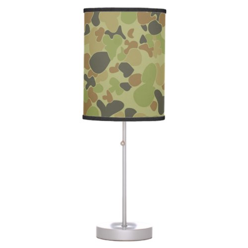 Aus green camouflage table lamp