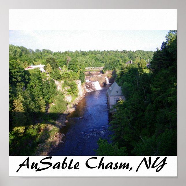 AuSable Chasm, NY Poster (Front)