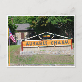 AuSable Chasm Post Card
