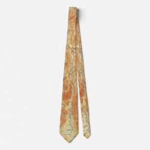 Ausable Lakes, St. Huberts in Adirondack Mountains Neck Tie