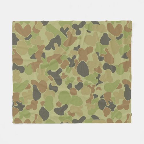 Auscam camouflage fleece blanket
