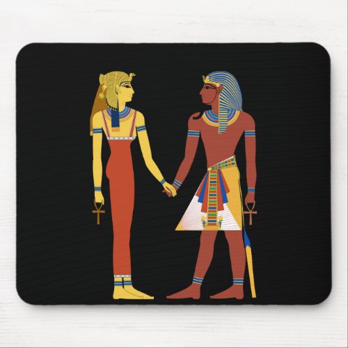 Auset and Ausar Aset and Osiris Egyptian Gods Mouse Pad