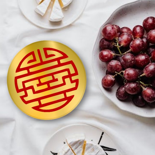 Auspicious Accents Chinese New Year Coaster Set (Creator Uploaded)