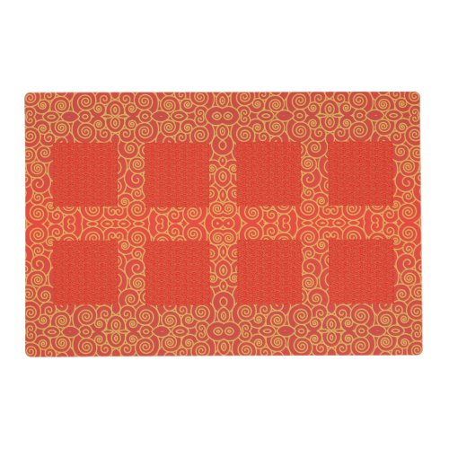 Auspicious Clouds pattern Chinese New Year Tp2 Placemat
