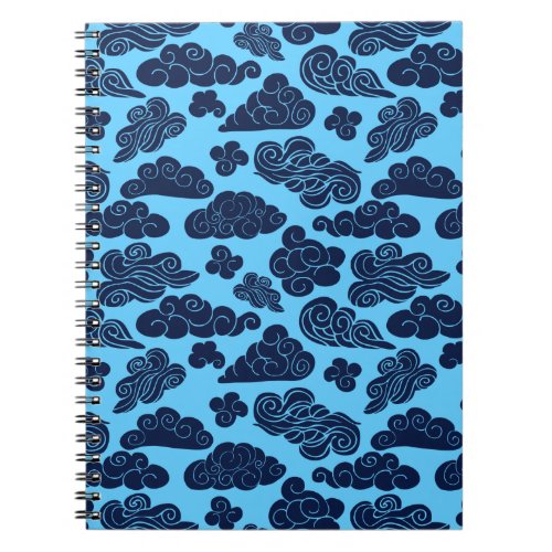 Auspicious Clouds Traditional Chinese Pattern CC Notebook