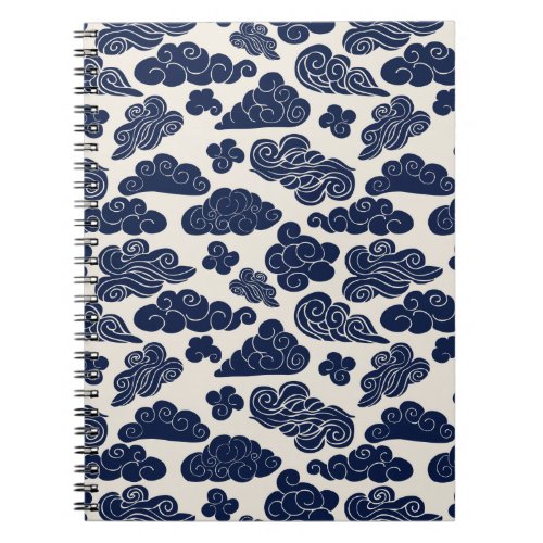 Auspicious Clouds Traditional Chinese Pattern SN Notebook