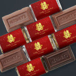 Auspicious red Chinese wedding snowflake Hershey's Miniatures<br><div class="desc">Realize your dream wedding with an oriental touch! You can customize the design by adding your names and wedding date etc. You are also welcome to reach out to me for any special design which is uniquely for you. Double happiness symbol and red decorations are the must have items for...</div>