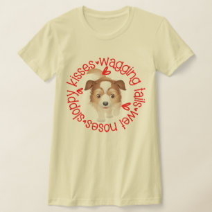 Ausralian Shepherd,  Sloppy Kisses B&C T-Shirt