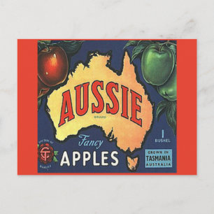 Aussie Apples Postcard