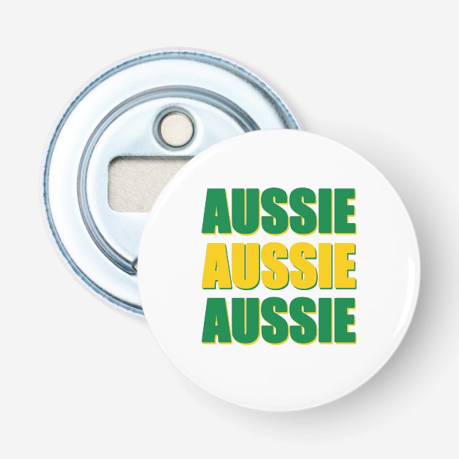 Aussie Aussie Aussie Bottle Opener (Front)