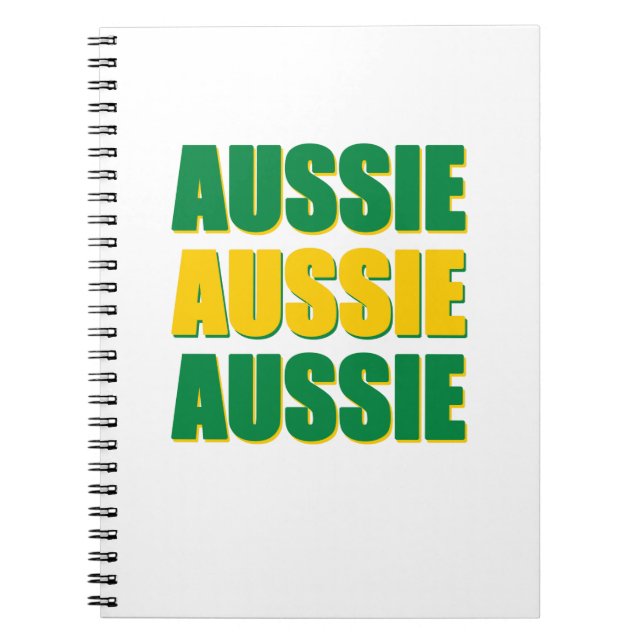 Aussie Aussie Aussie Notebook (Front)