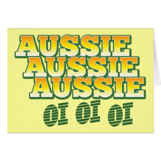 Aussie Aussie Aussie oi oi oi Cards