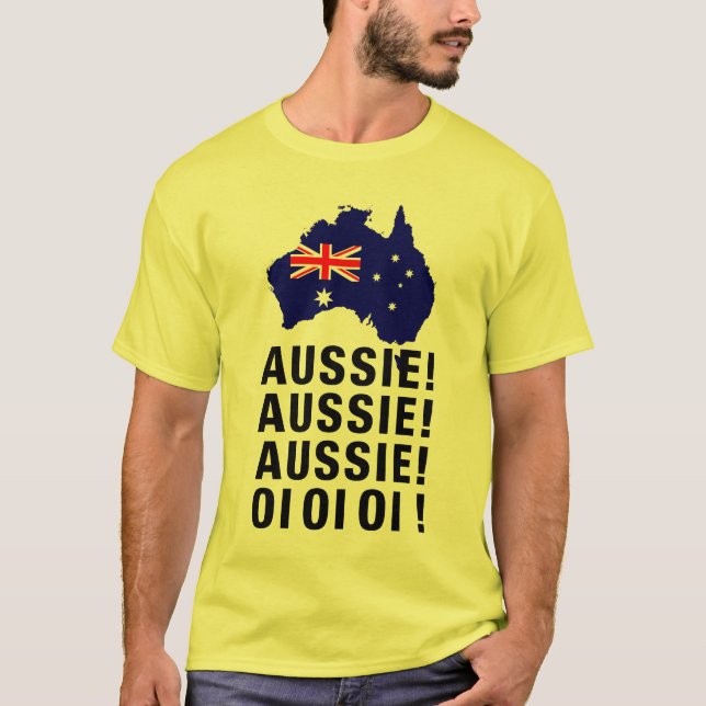 Aussie Aussie Aussie Oi Oi Oi T-Shirt (Front)