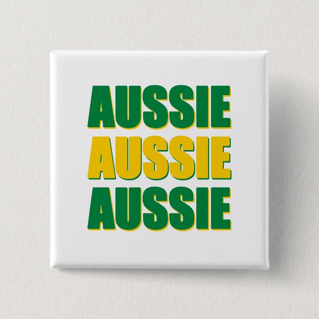 Aussie Aussie Button (Front)