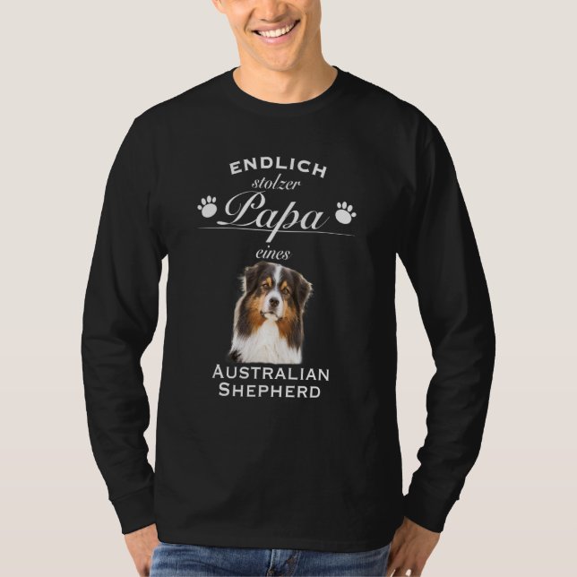 Aussie  Aussie Dog  Australian Shepherd T-Shirt (Front)