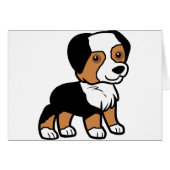 aussie black tri cartoon (Front Horizontal)