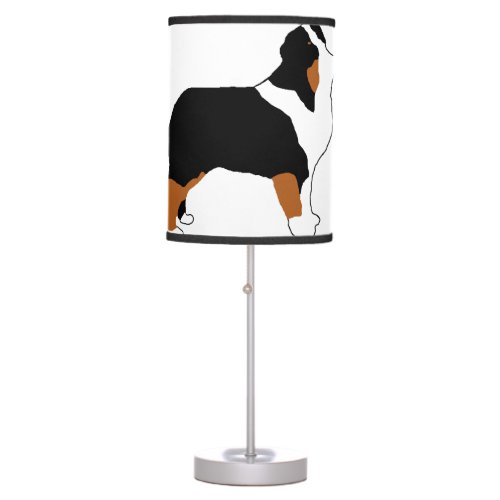 aussie black tri silo table lamp