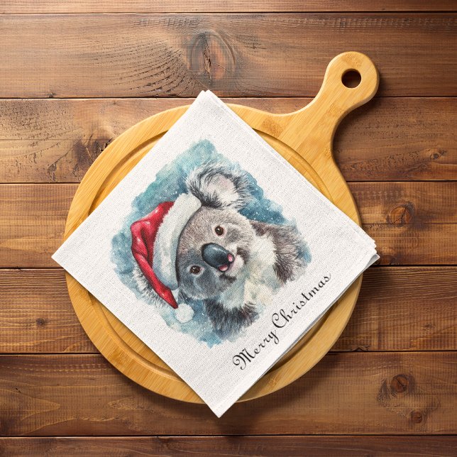 Aussie Christmas Cheer, Koala Bear custom Napkins (Creator Uploaded)