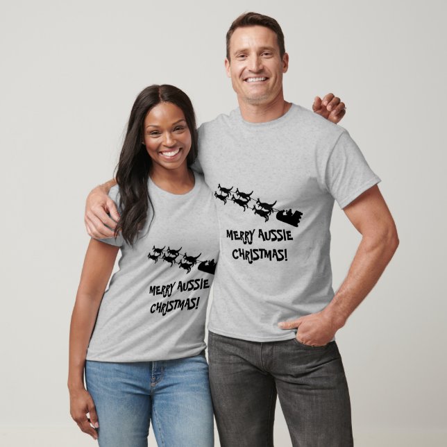Aussie Christmas Gifts, Mens Raglan Shirt (Unisex)