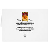 Aussie Close Up Eyes Cards (Back Horizontal)